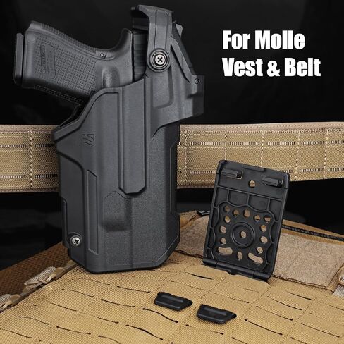 3 Inch Molle Adapter - Molle Attachment Clip for Vests, Belt, Backpacks, Gun Holsters, Mag Pouches,Taser and More - Heavy Duty Tactical Molle Accessories,1 Pack in Kuwait