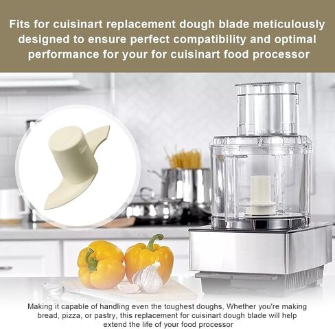 DLC-869TX-1 Fits for Cuisinart Food Processor Replacement Dough Blade, Fits Models DLC-8S, DFP-11, DLC-2011, DLC-3011, EV-11PC6, EV-11PC7, & EV-11PC8 et Food Processor -Designed to Handle Tough Doughs in Kuwait