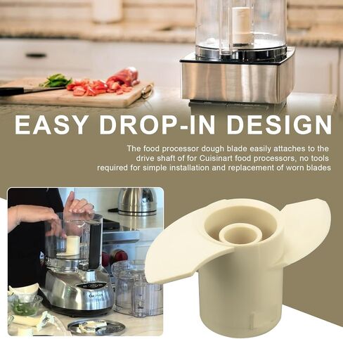 DLC-869TX-1 Fits for Cuisinart Food Processor Replacement Dough Blade, Fits Models DLC-8S, DFP-11, DLC-2011, DLC-3011, EV-11PC6, EV-11PC7, & EV-11PC8 et Food Processor -Designed to Handle Tough Doughs in Kuwait