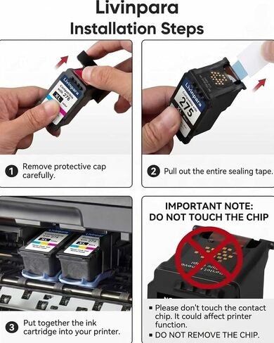 PG-275 XL CL-276 XL Ink Cartridges Combo Pack Compatible with Canon 275 276 XL for Pixma TR4720 TR4722 TS3522 TS3722 TS3700 TR4700 TS3500 TS3520 Printers, Black & Color High Yield 2-Pack in Kuwait
