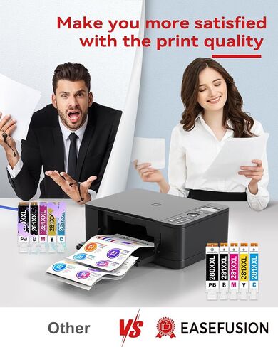 15 Pack 280 XXL 281 XXL Ink Cartridges Compatible for canon printers in Kuwait
