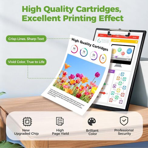 962XL Ink Cartridges Combo Pack Compatible for HP 962 XL 9015e 9010 4 Pack in Kuwait