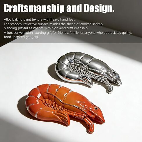 2Pack Shrimp Shaped Torch Lighter, Red Novelty Butane,(Butane Free) in Kuwait