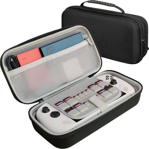 ButterFox Large Carrying Case for Lenovo Legion Go S Handheld, Fits Charger, Large Accessories Compartments Pocket for 65W Battery Pack/Folding Keyboard (Black/Grey) in Kuwait