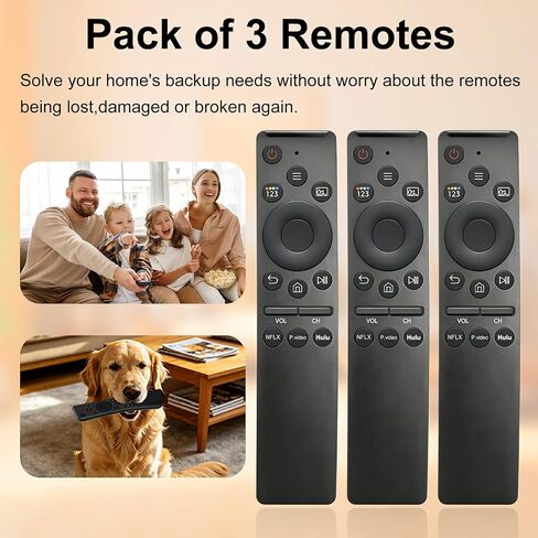(Pack of 3) Universal Remote for Samsung TV Remote Control Replacement in Kuwait