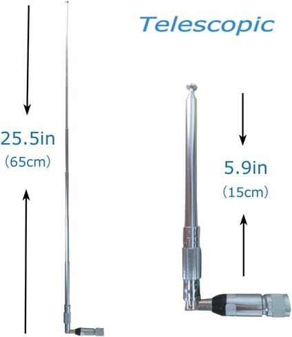 FT02A Telescopic FM Transmitter Antenna 88-108MHz in Kuwait