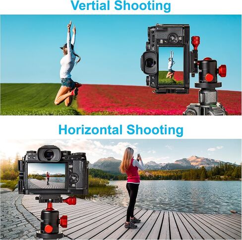 Professional Tripod Ball Head 24mm 360 Degree Swivel Panoramic Head with 38mm Width Quick Release Plate for DSLR Camera Slider Stabilizer Monopod in Kuwait