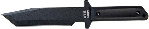 Cold Steel G.I. Tanto 7" Durable 1055 Carbon Steel Fixed Blade Tactical Outdoor Throwing Knife, 5" Handle w/ Polypropylene Scales, Integral Quillon Guard, Resistant Secure-Ex Sheath in Kuwait