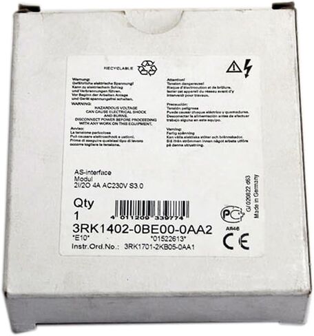 SMOCONE Expedited 3RK1402-0BE00-0AA2 New and Sealed in Box 3RK14020BE000AA2 1 Year Warranty in Kuwait