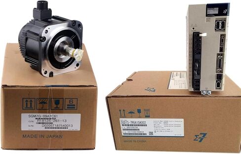 SMOCONE Expedited SGM7G-09A7C61+SGD7S-7R6A10A002 New and Sealed in Box SGM7G09A7C61+SGD7S7R6A10A002 1 Year Warranty and Fast in Kuwait