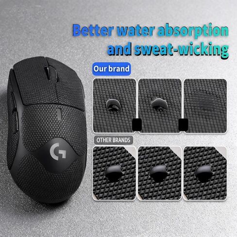 Mouse Grip Tape for Logitech G Pro X Superlight 2, 2-Pack Anti-Slip 0.1mm in Kuwait