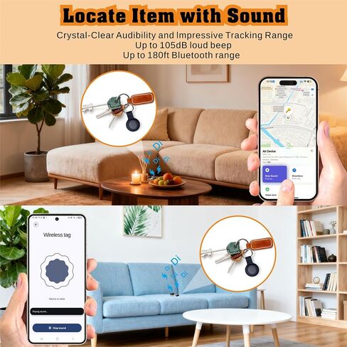 Reyke 2026 Android Tracker Tags-4 Pack for Android & iOS, Dual-System in Saudi Arabia