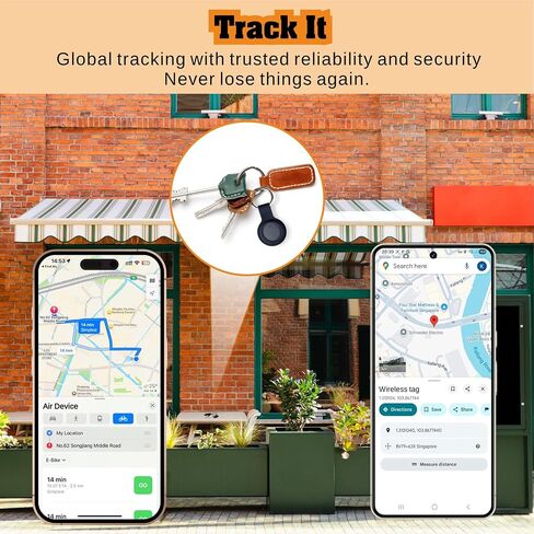 Reyke 2026 Android Tracker Tags-4 Pack for Android & iOS, Dual-System in Saudi Arabia