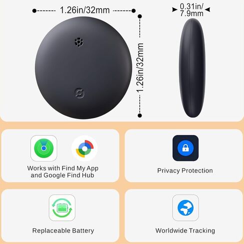 Reyke 2026 Android Tracker Tags-4 Pack for Android & iOS, Dual-System in Saudi Arabia