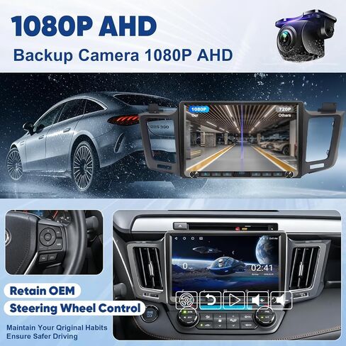 Upgraded Android 14 8 Core 4+64G Car Radio Stereo for Toyota RAV4 2013-2018 in Kuwait