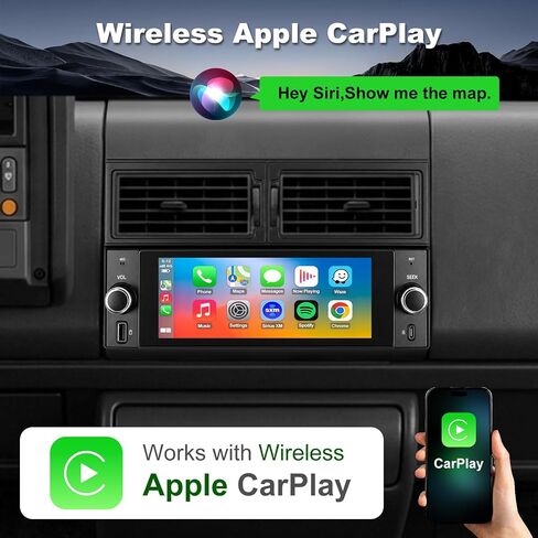 Car Radio for Chevroler GMC Selected Models 1988-1994,Bluetooth Carplay,FM Radio,Touch Screen Stereo in Saudi Arabia