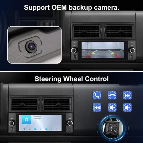 Car Radio for Chevroler GMC Selected Models 1988-1994,Bluetooth Carplay,FM Radio,Touch Screen Stereo in Saudi Arabia