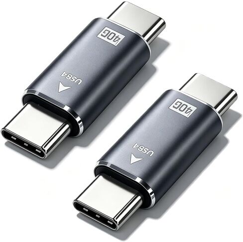 40Gbps 8K USB-C Male to Male Extension Coupler 2 Pack in Kuwait