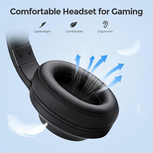 AOC Over-Ear Wireless Gaming Headset with Detachable Noise Cancelling Mic in Kuwait