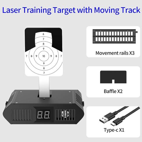 9mm Laser Training Cartridge & Portable Laser Trainer Target in Kuwait