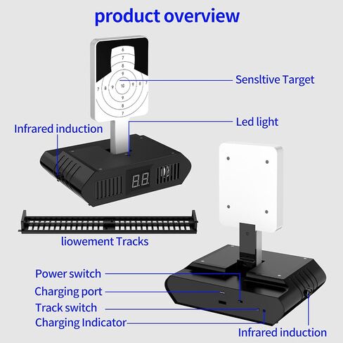 9mm Laser Training Cartridge & Portable Laser Trainer Target in Kuwait