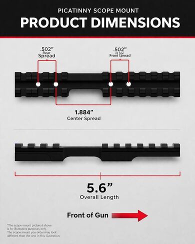 Gotical Combo of 3 | Picatinny Rail Mount for Savage Rascal Rifles with Ejection Port Cut-Out & 4x30 AO Compact Scope Objective Lens, Parallax Adjustable Focusable in Kuwait