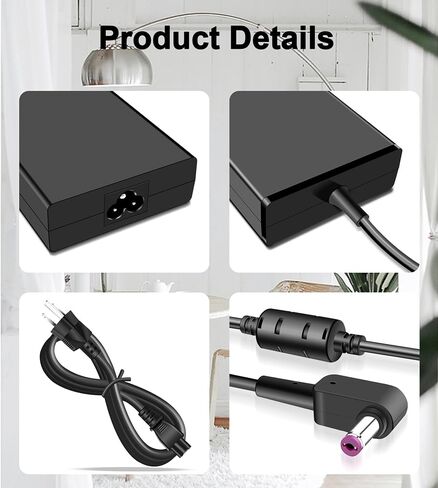 135W Charger for Acer Nitro 5 7 Charger N18C3 N18C4 AN515-51 AN515-52 AN515-53 AN515-54 AN517-51, Power Adapter Replacement ADP-135KB T ADP-135NB B Laptop in Kuwait