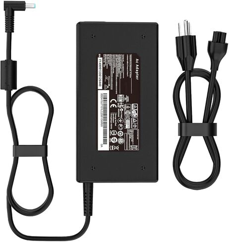 120W 19.5V 6.15A Laptop Charger 710415-001 Fit for HP USB-C Dock G5,USB-C/A Universal Dock G2 5TW13AA,Docking Statio Charger,Envy 15 17 Series L41856-001 Adapter Power Supply 4.5 * 3.0mm Blue Tip in Kuwait