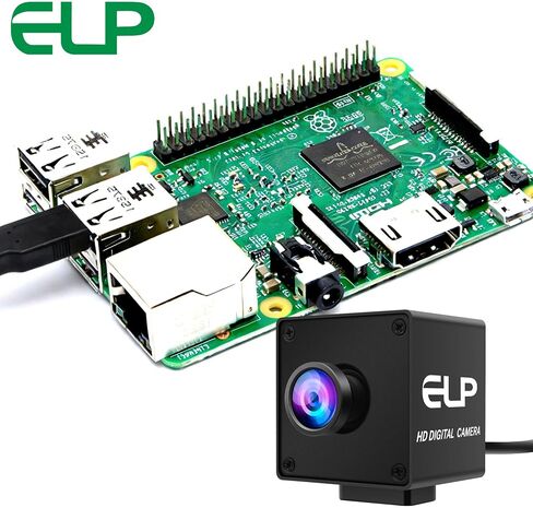 ELP 5mp 60fps Global Shutter USB3.0 Camera Wide Angle 110degree Webcam for Computer Mini UVC USB3.0/2.0 PC Camera High Speed Lightburn Cameras for Laser (110degree no Distortion Lens) in Kuwait