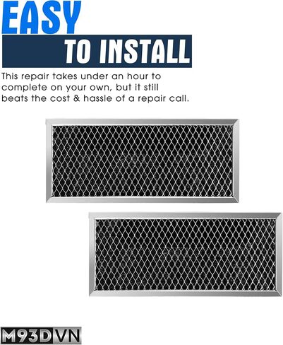 2P Microwave Recirculating Charcoal Filter for GE CVM517P2M1S1 CVM517P2M2S1 in Kuwait