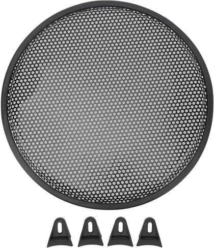 12 Inch Speaker Grill Iron Subwoofer Circle Cover Mesh Protector Guard, Sturdy Design, Reliable, Easy Installation, Applicable for Car, RV in Kuwait
