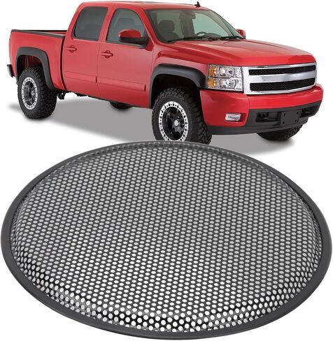 12 Inch Speaker Grill Iron Subwoofer Circle Cover Mesh Protector Guard, Sturdy Design, Reliable, Easy Installation, Applicable for Car, RV in Kuwait