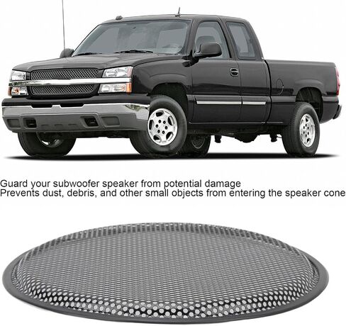 12 Inch Speaker Grill Iron Subwoofer Circle Cover Mesh Protector Guard, Sturdy Design, Reliable, Easy Installation, Applicable for Car, RV in Kuwait
