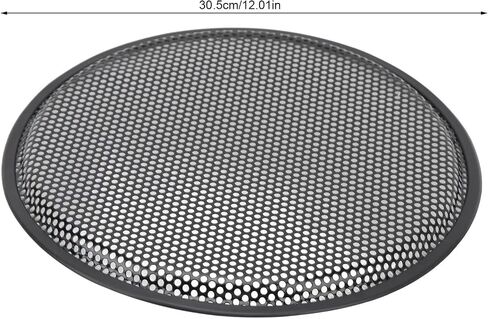 12 Inch Speaker Grill Iron Subwoofer Circle Cover Mesh Protector Guard, Sturdy Design, Reliable, Easy Installation, Applicable for Car, RV in Kuwait