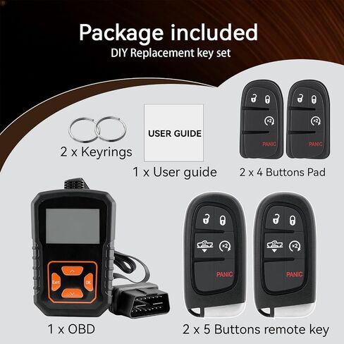 DIY Remote Key Fob Replacement for 2013-2017 RAM 1500 2500 3500 Truck in Kuwait