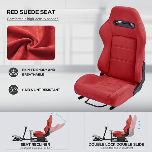 Anman F1 Racing Sim Cockpit with Seat for 8Nm Direct Drive Fully Adjustable in Kuwait