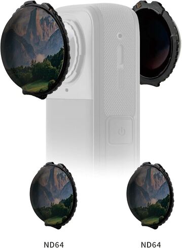 ND Filter Set Compatible with Insta360 X5, ND64 2 PCS in Saudi Arabia