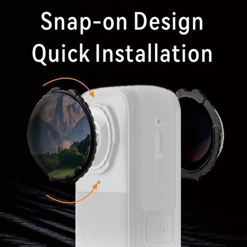 ND Filter Set Compatible with Insta360 X5, ND64 2 PCS in Saudi Arabia