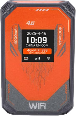4G Mobile WiFi Hotspot Device with 4000mAh Battery and LCD Screen, Ideal for Online Gaming and Work Use During Road Trips and Travel in Kuwait