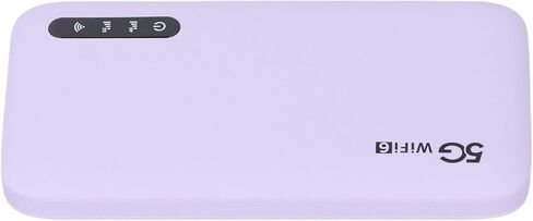 Robust 5G Mobile Hotspot WiFi6 Nano SIM Card Slot Support 16 Devices for Secure Connections Purple in Kuwait