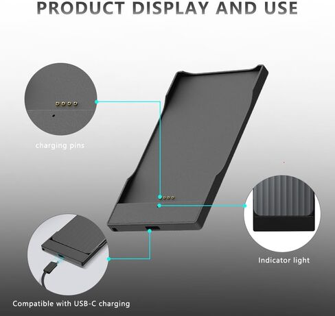Magnetic Dock for Plaud Note Pro AI & Plaud Note Recorder, Fast Charger, Magnetic Accessories, Plaid Portable Magnetic Charger in Kuwait