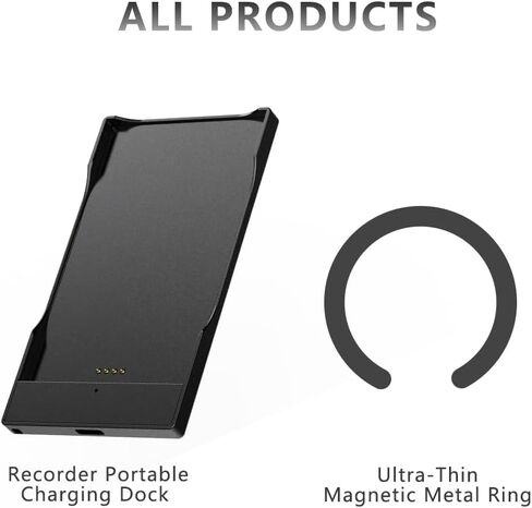Magnetic Dock for Plaud Note Pro AI & Plaud Note Recorder, Fast Charger, Magnetic Accessories, Plaid Portable Magnetic Charger in Kuwait