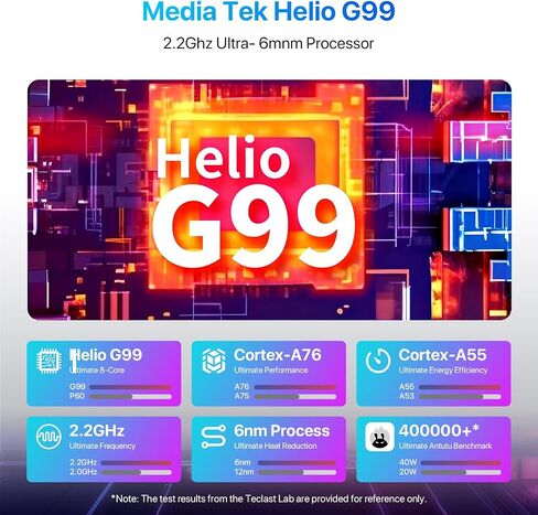 UMIDIGI Tablet 16GB RAM+256GB ROM G99 Octa-Core Android Tableta for Gaming,1920x1200 FHD IPS Display，8000mAh Battery,Global Unlocked Dual 4G,5G/2.4G WiFi, GPS, TF Expand Support Face Unlock in Kuwait