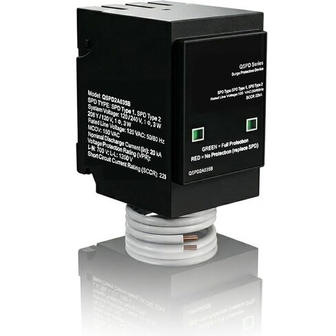 Replacement for Siemens QSPD2A035B Surge Protective Device, 35kA Whole House Indoor SPD Breaker for Electrical Panel, Compatible with Siemens EQ Ultimate ITE Gould Load Centers, 120/240V in Kuwait