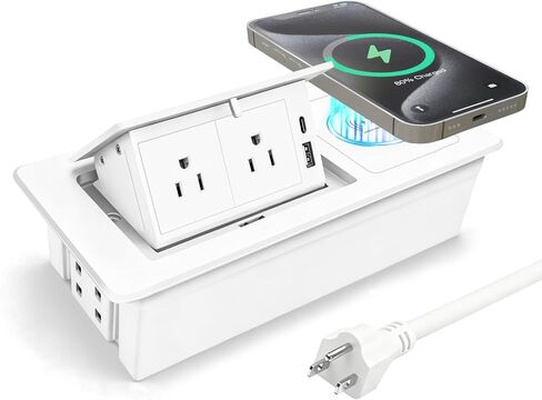 Power Hub for Conference Table PD20W USB-C Fast Charging, Black in Kuwait