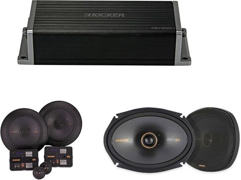 KICKER KS Component and 6x9 Speakers with KEY200.4 DSP Amp in Kuwait