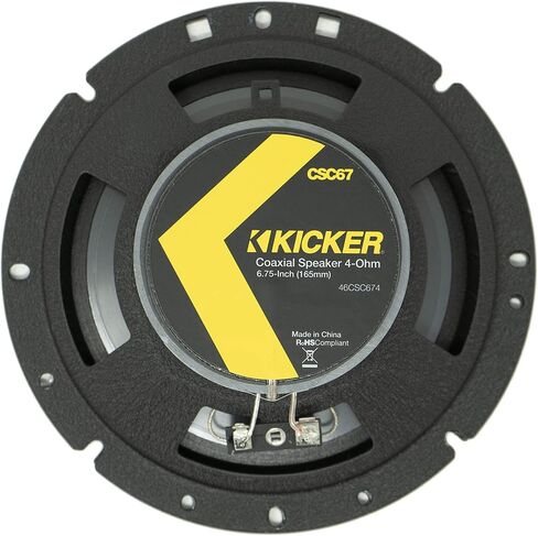 Kicker 46CSC674 CS-Series CSC67 6.75" 6-3/4 Coaxial Speakers 4 (Renewed) in Kuwait