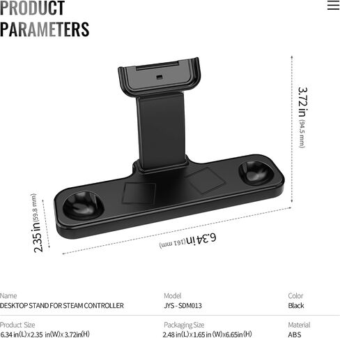 Charging Dock for Steam Controller 2026 – Weighted Vertical Stand with Puck Alignment, Cable Management, and Non-Slip Base in Kuwait