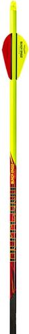 Black Eagle Outlaw Fletched Crested Arrows - .005" 6 Pack - 300 - Flourescent Yellow Crested in Kuwait