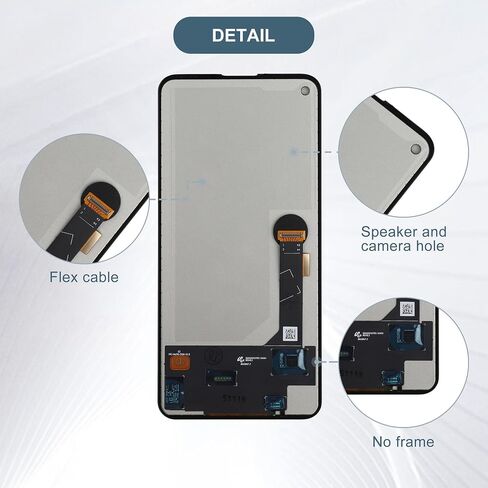 Replacement TFT Display Touch Screen Digitizer Assembly Compatible with Google Pixel 4A 5G G025I 6.2" with Tools in Kuwait